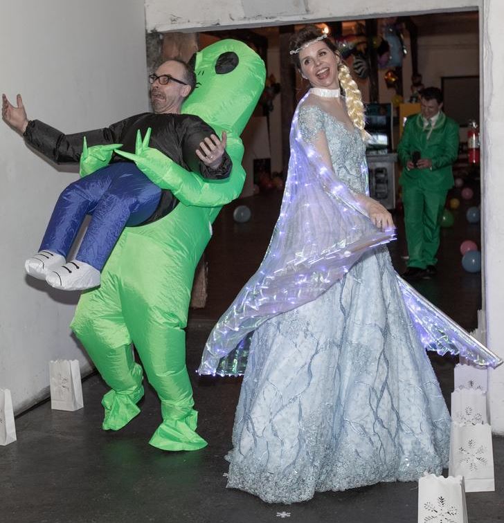 costume for wedding reception