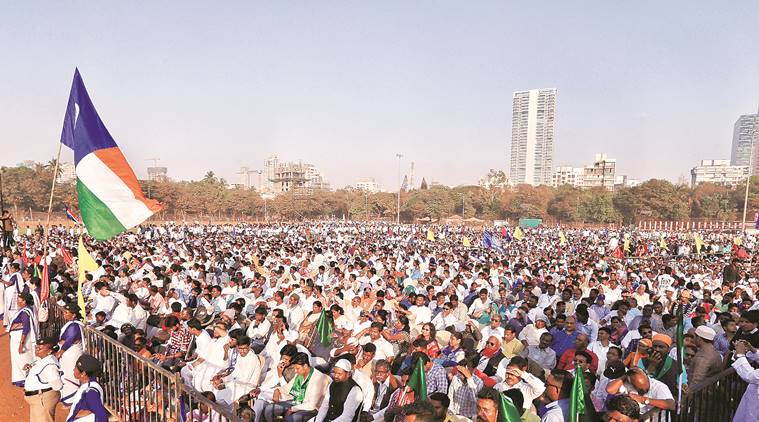 In show of strength, Ambedkar and Owaisi take on Congress