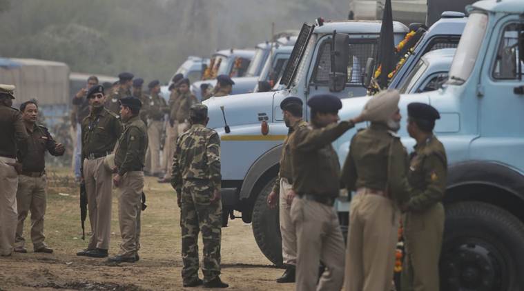 Forty CRPF personnel were killed in an attack in Pulwama on Thursday. (Express photo/Praveen Khanna)