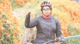 cyclist Woman cyclist from Hyderabad finds Punjab ‘most welcoming’
