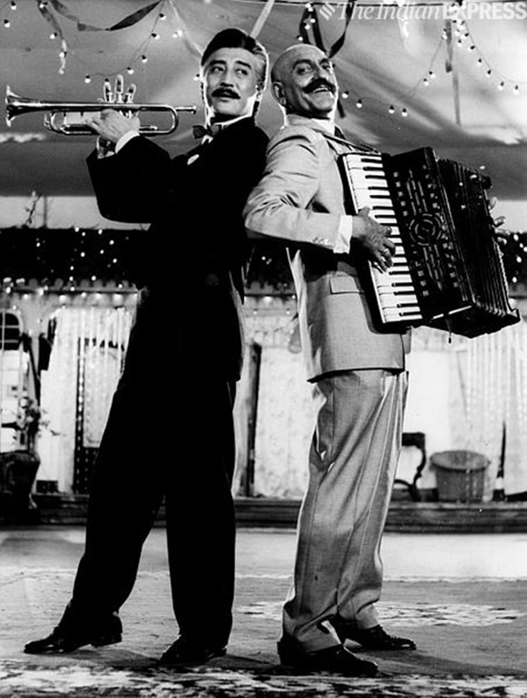 danny denzongpa with amrish puri