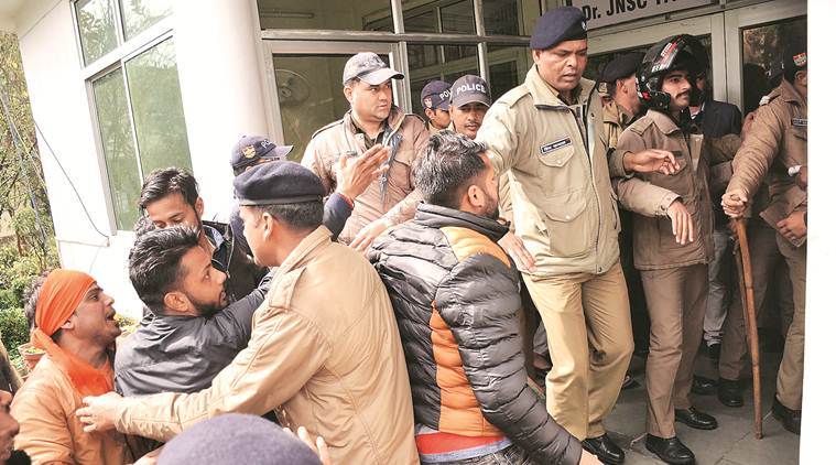 Protests against Kashmiri students: Mob wanted it so dean was suspended, says head of Dehradun college