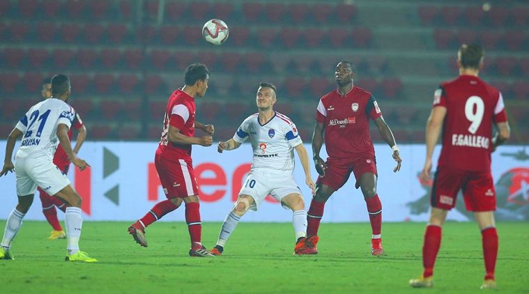 NorthEast United win a point after 1-1 draw with Delhi Dynamos