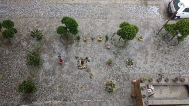 Rains and hailstorm hit Delhi-NCR