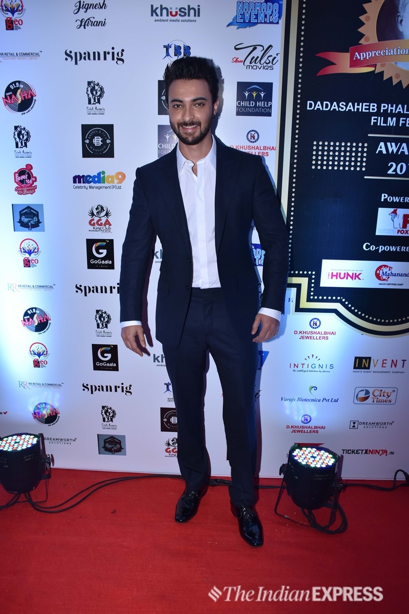Aayush Sharma at Dadasaheb Phalke International Film Festival 2019
