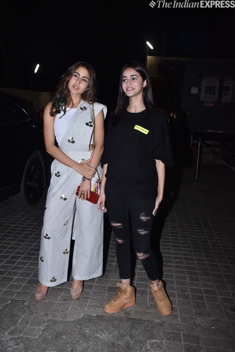 Sonchiriya screening: Sara Ali Khan, Vicky Kaushal and Kubra Sait in attendance