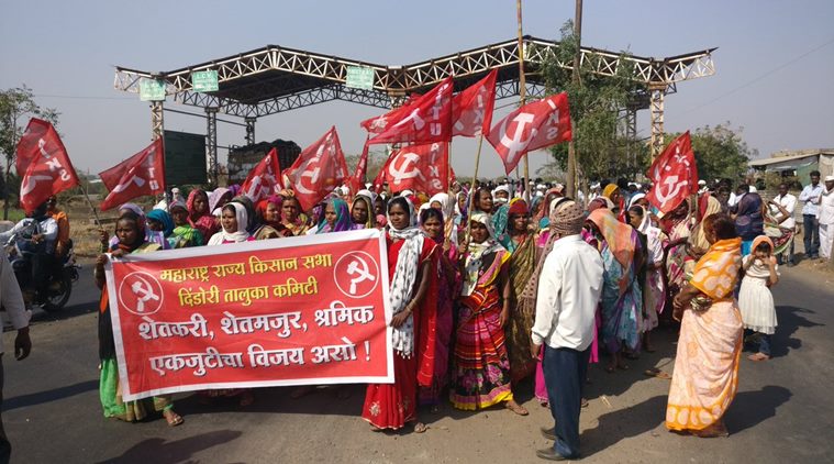 7,500 farmers reach Nashik, march from today 