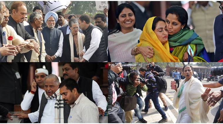 Modi Govt’s Last Day In Parliament: Hugs, Digs, Protests, Little Business
