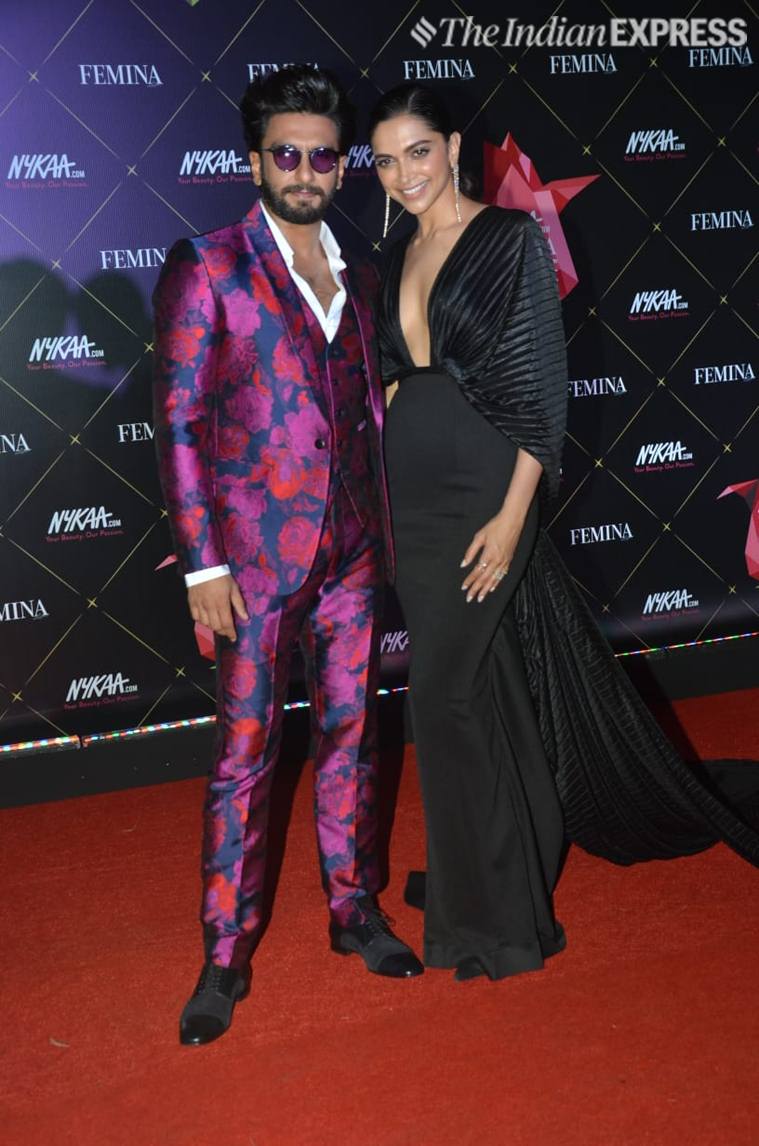 deepika padukone, ranveer singh at the 2019 Femina Beauty Awards