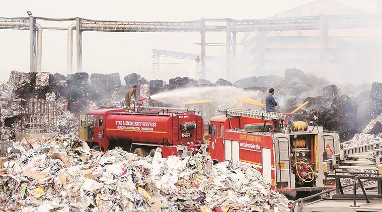 Major fire breaks out in paper mill in Punjab, tonnes of raw material ...