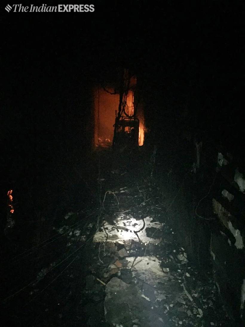 Massive fire breaks out at Hotel Arpit Palace in Delhi's Karol Bagh