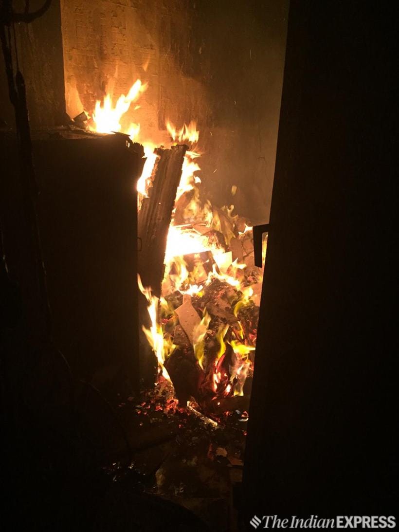 Massive fire breaks out at Hotel Arpit Palace in Delhi's Karol Bagh