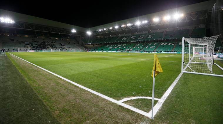 General view of Saint Etienne's stadium