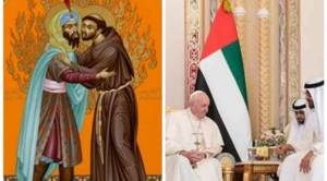 800 years before Pope Francis, St Francis met the Sultan of Egypt