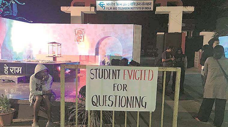 Protesting FTII students seek I&B’s intervention, accuse administration of targeting those who speak up