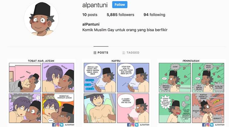 'Gay Muslim' comic strip vanishes after Indonesia calls it pornographic
