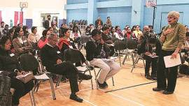 express masterclass, genesis global school noida, psychotherapist, gloria burrett, parents, children, parenting, friends, family, teachers, communication, indian express news