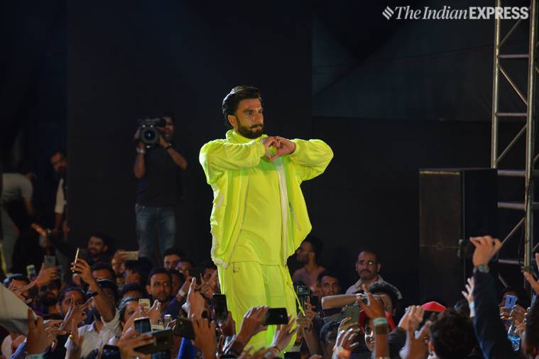 ranveer singh at gully boy concert
