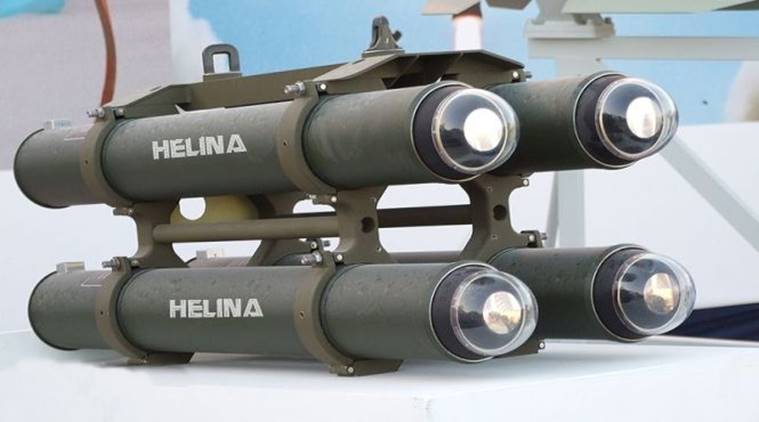 Helicopter-launched anti-tank missile 'Helina' test-fired in Balasore