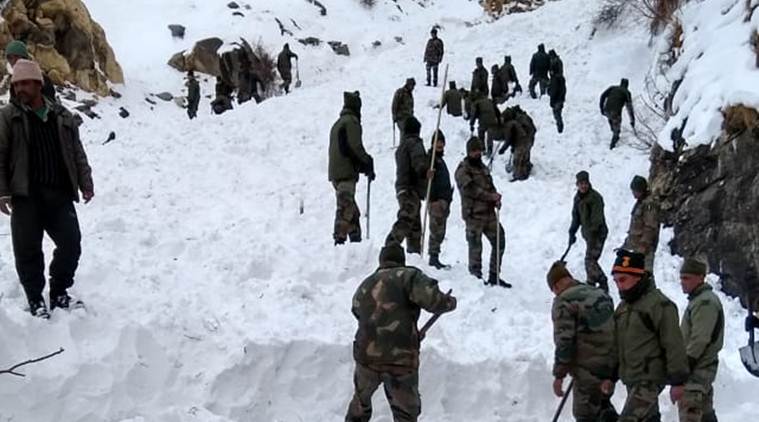 Five ITBP jawans feared dead in avalanche in Himachal's Kinnaur