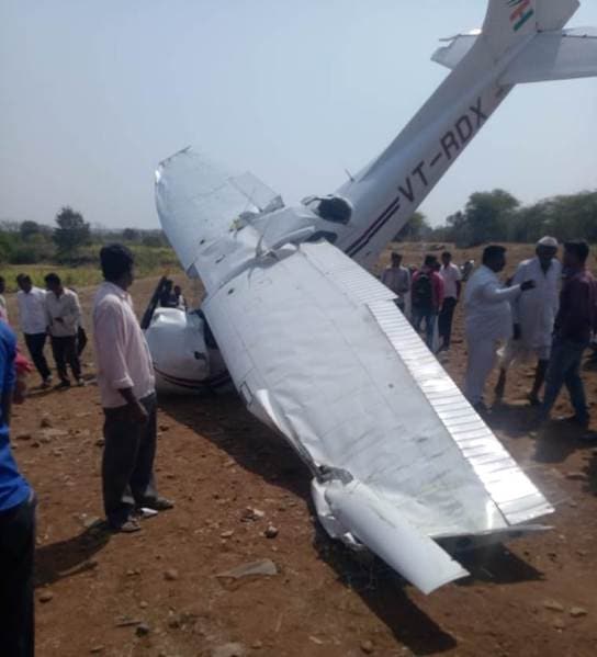 Trainee pilot injured as plane crash lands near Pune