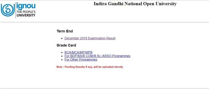IGNOU December exam results, IGNOU results, IGNOU December TEE, IGNOU December exams, IGNOU results, Indira Gandhi National Open University, Indira Gandhi National Open University results, Indira Gandhi National Open University December exam results