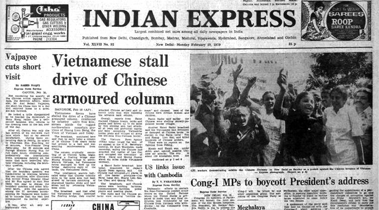 indian express archives, indian express old, china vietnam, atal behari vajpayee, vajpayee china visit, latest news, indian express