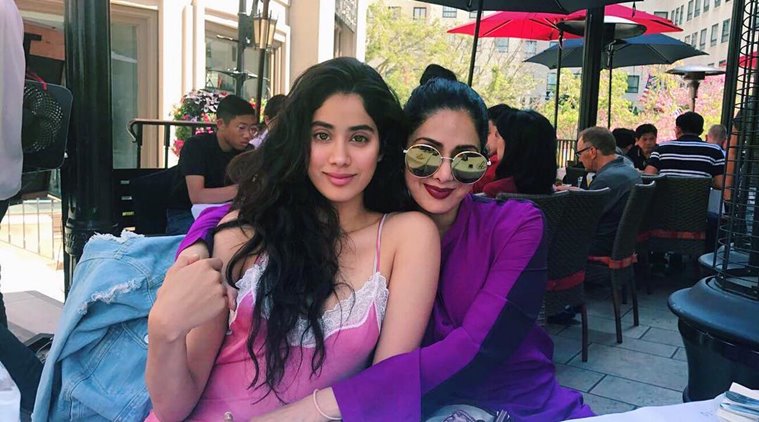   sridevi with janhvi kapoor 