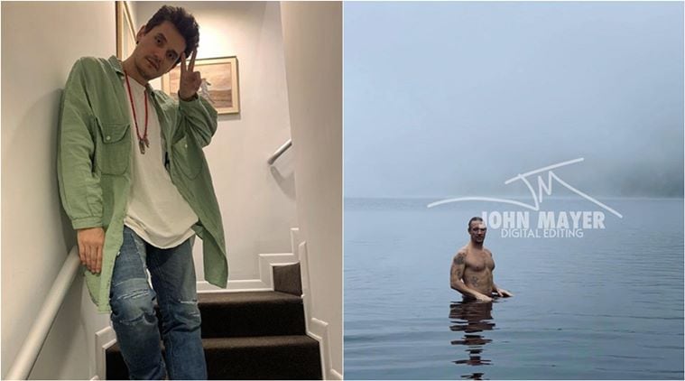 john mayer, diplo, john mayer diplo photoshop prank, john mayrs photoshops dilpo photo, funny news, indian express, entertainment news