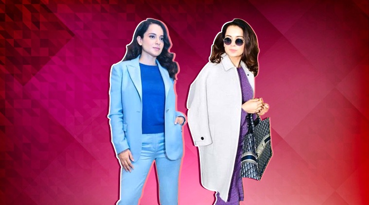 Kangana Ranaut, Manikarnika, Amrapali Jewels, Raw Mango, Kangana Ranaut Manikarnika promotions, Kangana Ranaut Amrapali Jewels, Kangana Ranaut Raw Mango, Kangana Ranaut airport look, Kangana Ranaut sari look, Kangana Ranaut manikarnika film, celeb fashion, bollywood fashion, indian express, indian express news