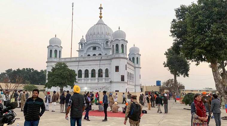 The shrine of Sikh leader Guru Nanak Dev in Kartarpur, Pakistan. (Source: PTI/File)
