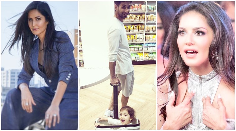 Katrina Kaif, Shahid Kapoor and Sunny Leone social media photos