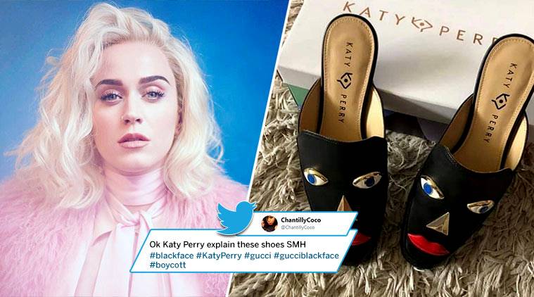 katy perry shoes with face