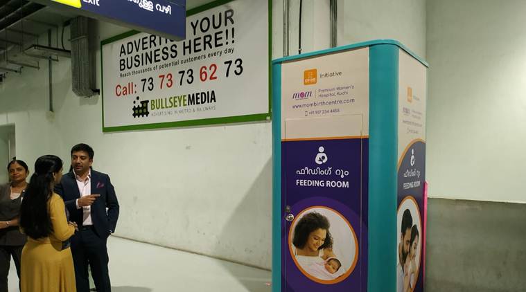 Kochi metro, Kerala, breastfeeding pods, motherhood, lactation, Keralal government, Kochi Metro Rail Corporation, Kerala News, indian express
