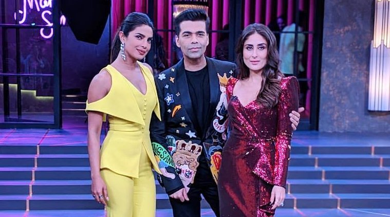   koffee with final karan with kareena and priyanka 