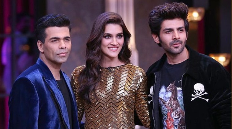 kriti sanon kartik aaryan episode karan johar koffee with karan 6