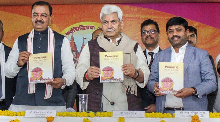 manoj sinha, narendra modi, lok sabha constituencies, passport, passport centres, kumbh mela, kumbh mela commemorative postage stamp, indian express news