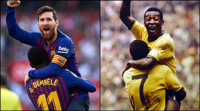 Lionel Messi eclipses Pelé with 76th goal of year in Barcelona victory, La  Liga