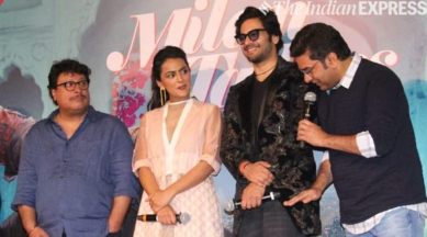 milan talkies trailer launch with tigmanshu dhulia, ali fazal and shraddha srinath