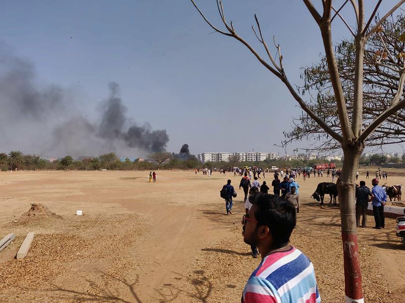 hal aircraft crash, bengaluru aircraft crash, IAF plane crash, Bengaluru crash, HAL aircraft crash, HAL Bengaluru, Bengaluru aircraft crash, Indian air force, IAF crash bengalur, bengaluru crash photos, IAF crash pictures, India news, Indian express