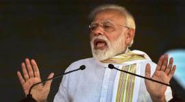 PM Modi, PM Modi vrindavan, PM Modi cow, PM Modi UP visit, BJP cow, BJP govt cow allocation, Narendra Modi, cows in India, Indian express