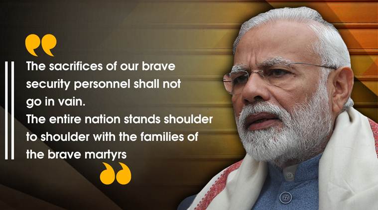 pulwama-attack-sacrifice-of-brave-crpf-jawans-won-t-go-in-vain-says