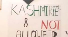 Noida hotel Pulwama attack, Kashmiris attacked, Noida Hotel on Kashmirir, Kashmiris not allowed sign Noida, Oyo, Oyo rooms, Kashmiris, Oyo Rooms, Kashmiris not allowed sign, indian express, latest news