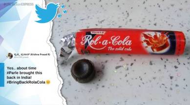parle, parle g, parle products, rola coal, #BringBackRolaCola, twitter reactions, viral tweet, man wants parle's RolaCola back, trending, viral, indian express, indian express news
