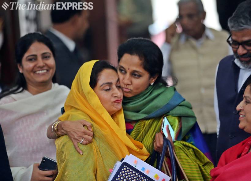 Modi govt's last day in Parliament: Hugs, digs, protests, little business