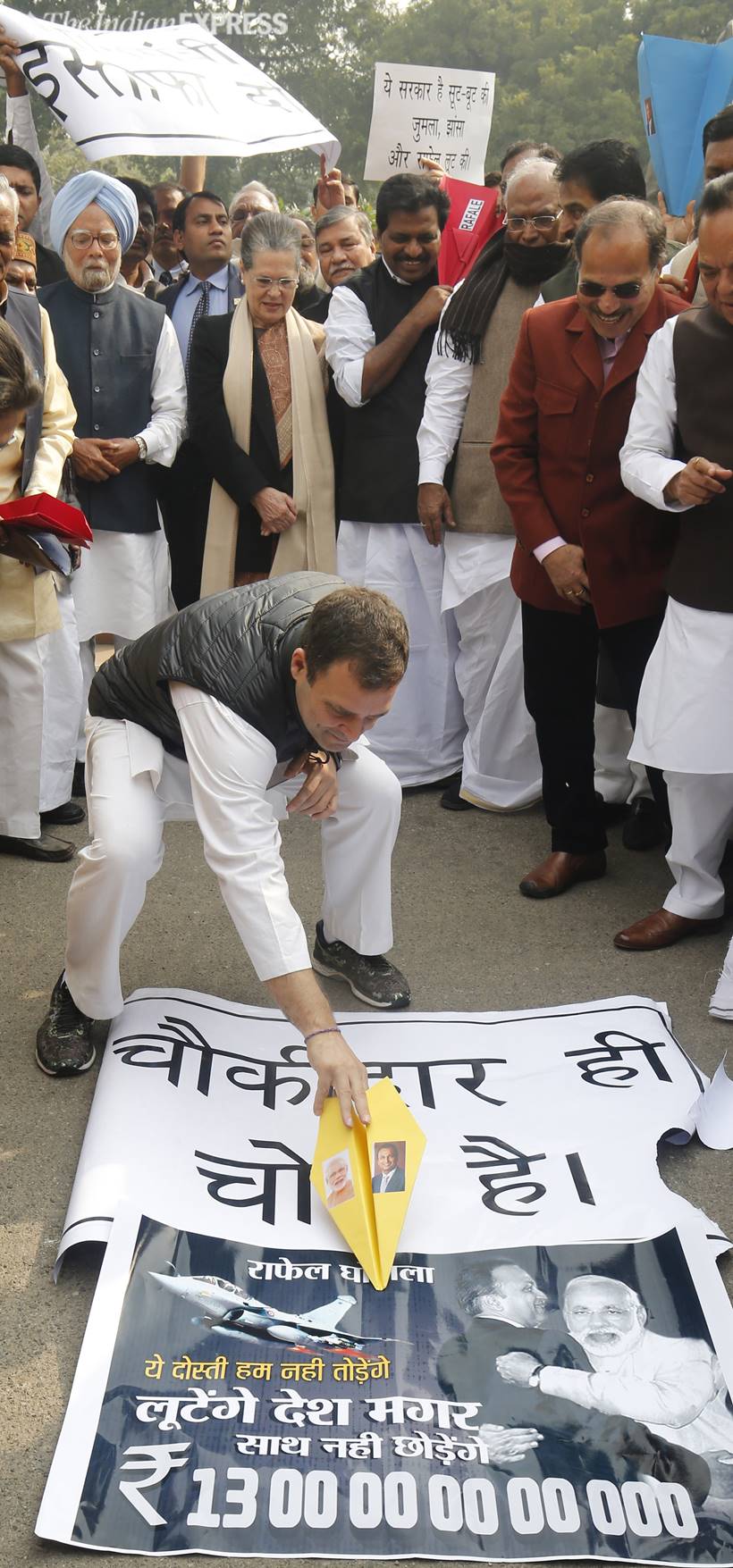 Modi govt's last day in Parliament: Hugs, digs, protests, little business