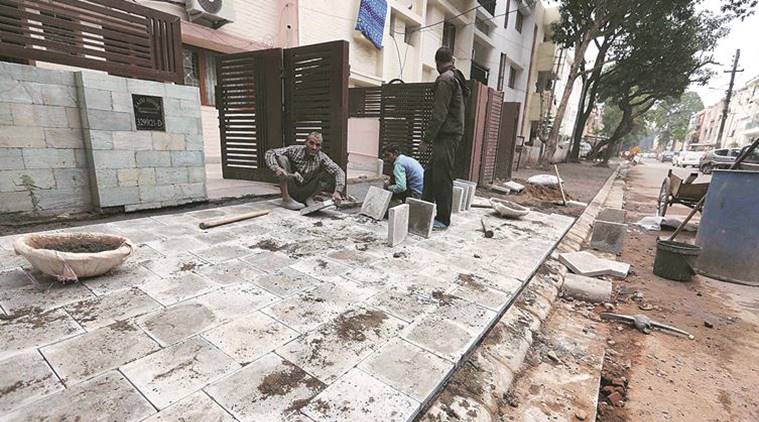 Municipal commissioner puts brakes on paver work in Chandigarh