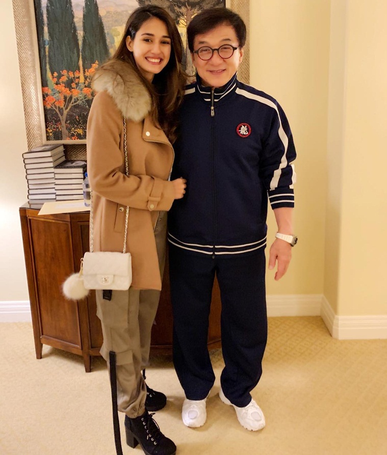   disha patani with jackie chan 