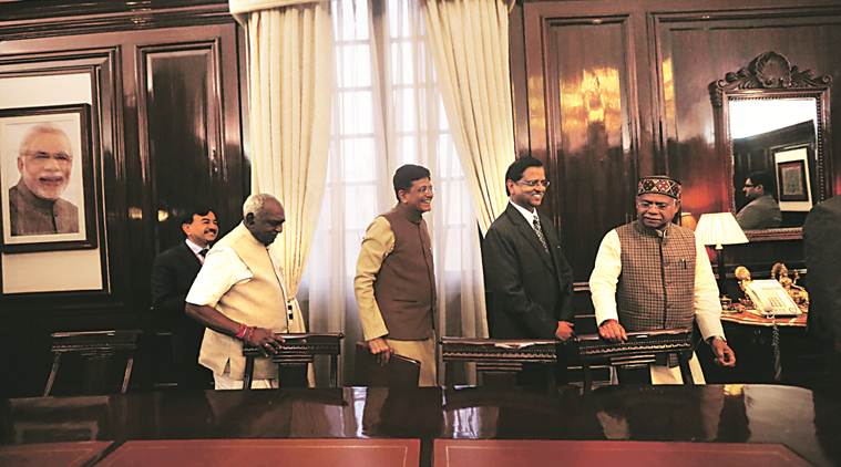 india GDP, Modi government, GDP growth rate, Indian economy, Piyush goyal, finance ministry, business news, indian express