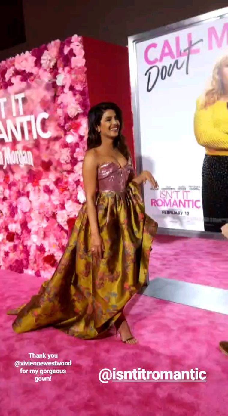 priyanka chopra at isn't it romantic premiere